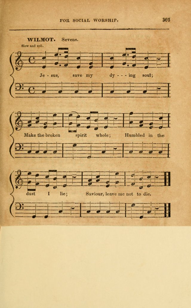 Spiritual Songs for Social Worship: adapted to the use of families and private circles in seasons of revival, to missionary meetings, to the monthly concert, and to other occasions... (3rd ed.) page 301