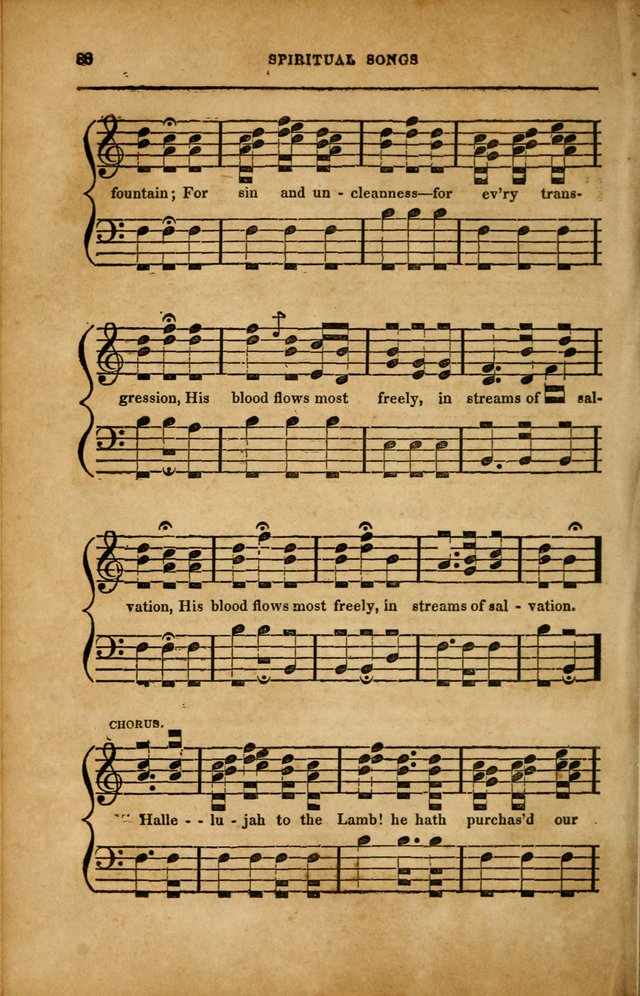 Spiritual Songs for Social Worship: adapted to the use of families and private circles in seasons of revival, to missionary meetings, to the monthly concert, and to other occasions... (3rd ed.) page 88