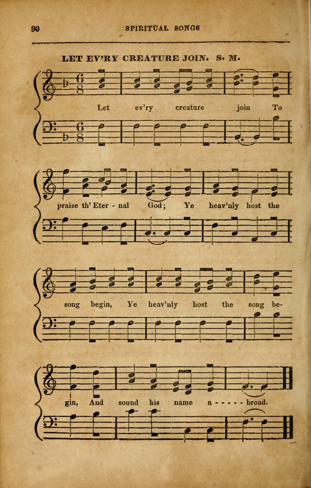 Spiritual Songs for Social Worship: adapted to the use of families and private circles in seasons of revival, to missionary meetings, to the monthly concert, and to other occasions... (3rd ed.) page 90