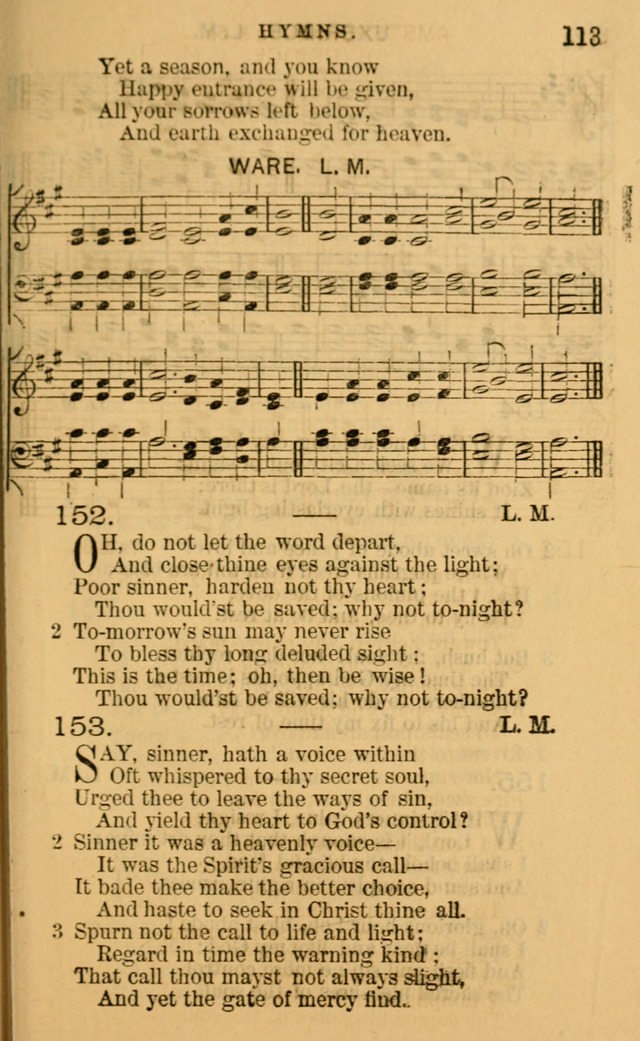 Sacred Songs for Social Worship page 113