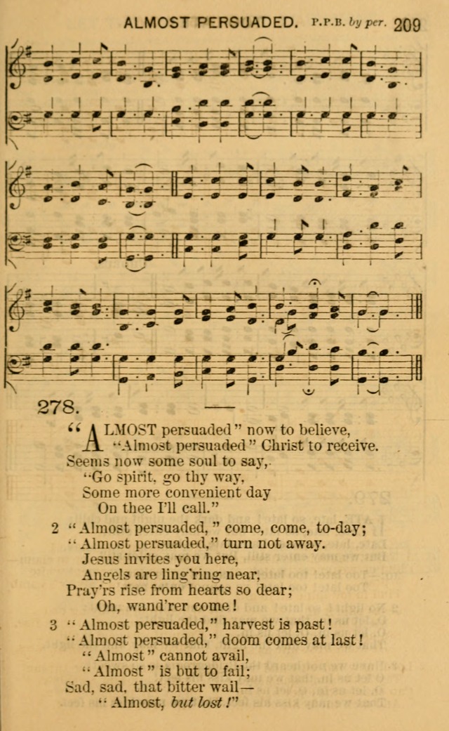 Sacred Songs for Social Worship page 209
