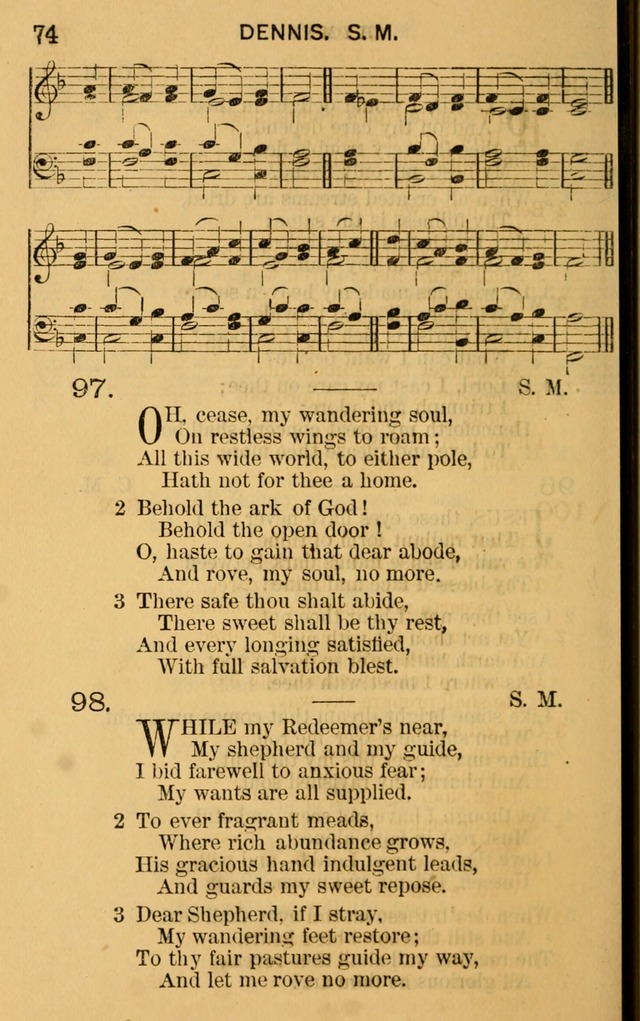 Sacred Songs for Social Worship page 74