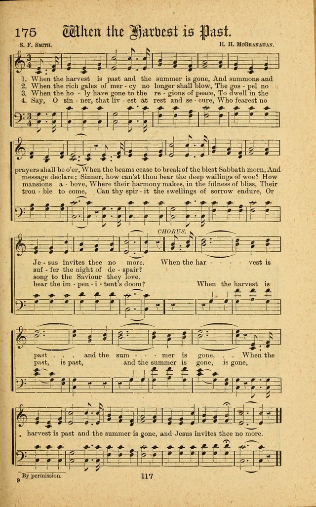 Songs of Salvation: as Used by Crossley and Hunter in Evangelistic Meetings: and adapted for the church, grove, school, choir and home page 117