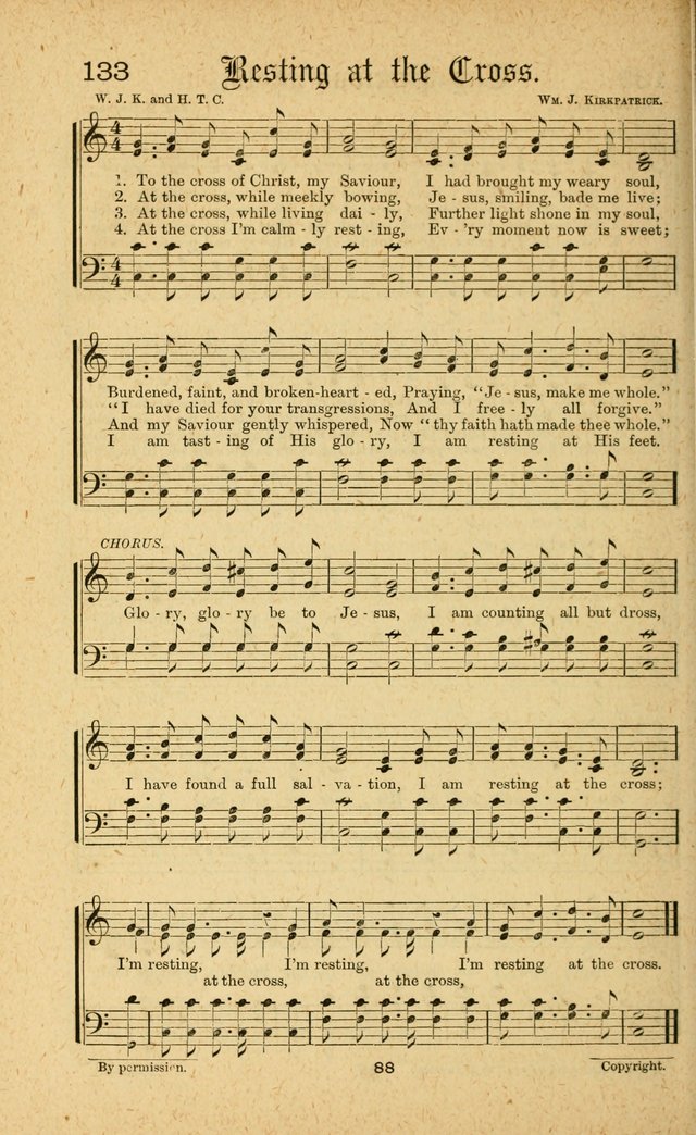 Songs of Salvation: as Used by Crossley and Hunter in Evangelistic Meetings: and adapted for the church, grove, school, choir and home page 88