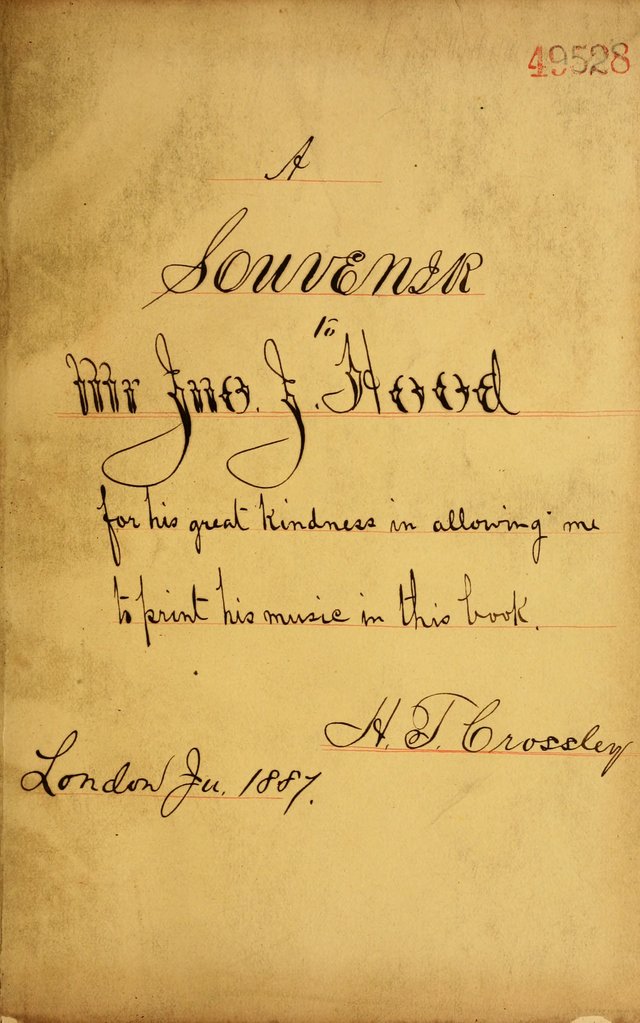 Songs of Salvation: as Used by Crossley and Hunter in Evangelistic Meetings: and adapted for the church, grove, school, choir and home page iv