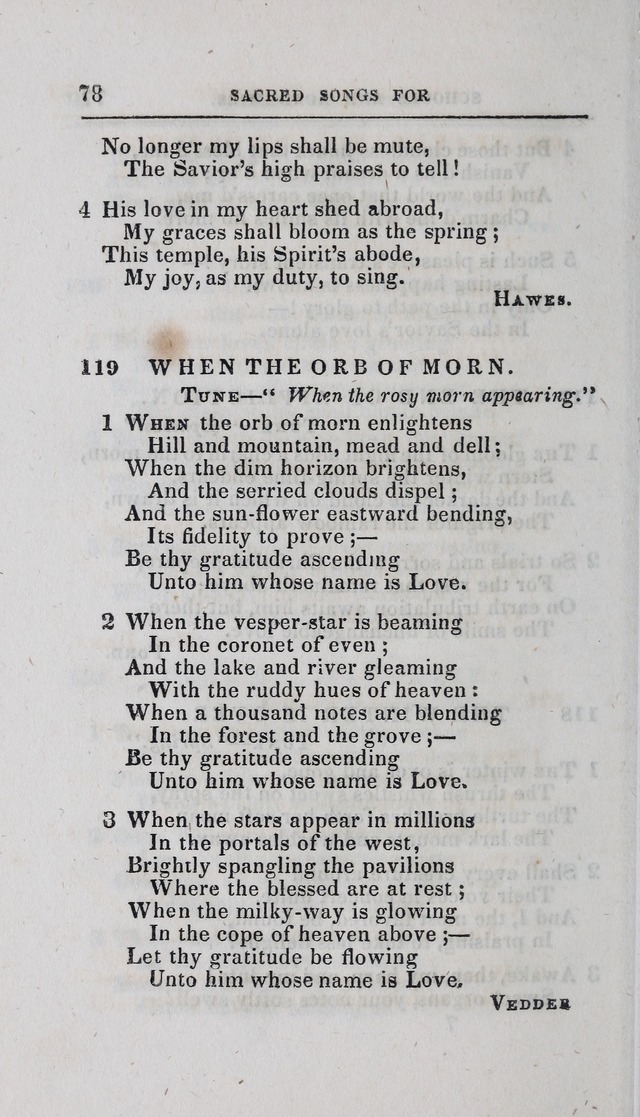 A Selection of Sacred Songs: for the use of schools and academies page 78