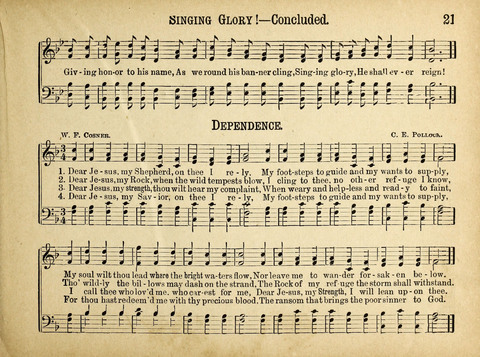 Sabbath Songs: for the Use of Sabbath Schools, Social Meetings, and the Services of the Church page 21