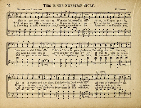 Sabbath Songs: for the Use of Sabbath Schools, Social Meetings, and the Services of the Church page 54