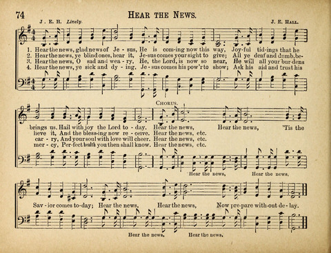 Sabbath Songs: for the Use of Sabbath Schools, Social Meetings, and the Services of the Church page 74