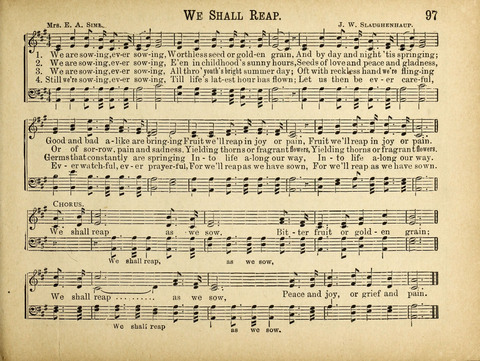 Sabbath Songs: for the Use of Sabbath Schools, Social Meetings, and the Services of the Church page 97