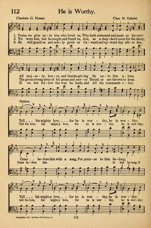 Sunday School Voices: a collection of sacred songs page 116