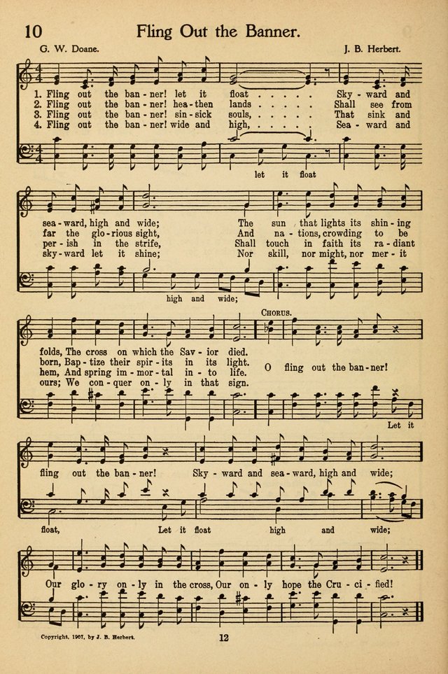 Sunday School Voices: a collection of sacred songs page 12