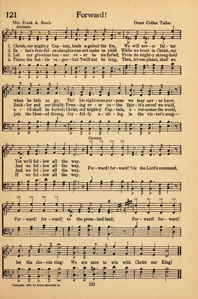 Sunday School Voices: a collection of sacred songs page 125