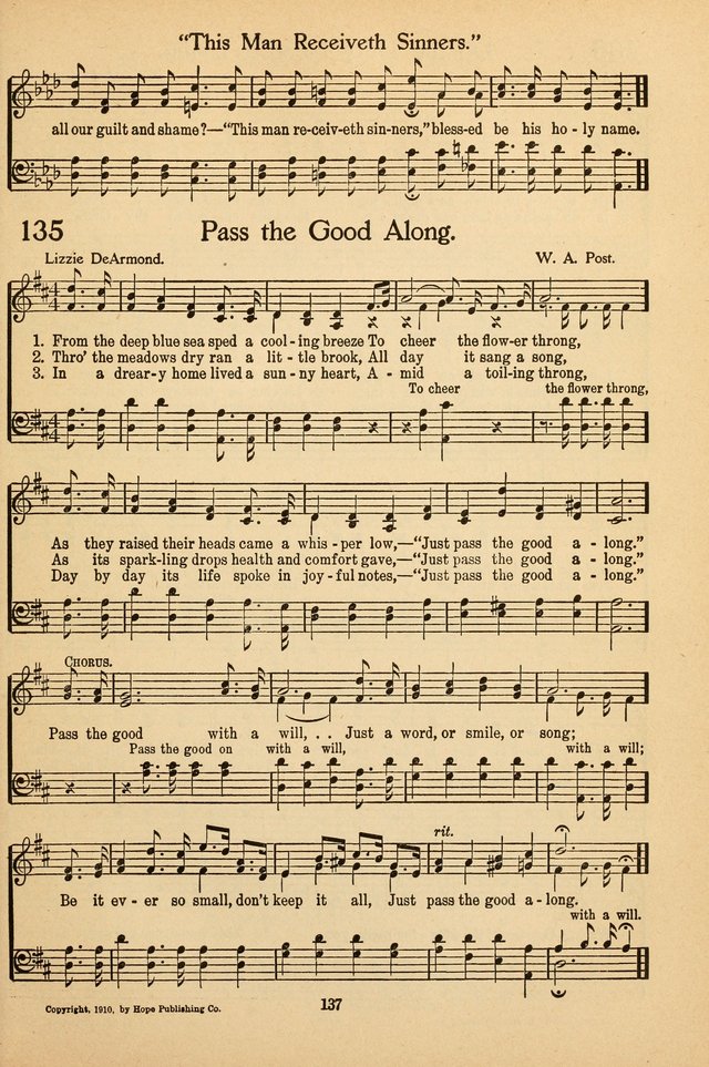 Sunday School Voices: a collection of sacred songs page 139