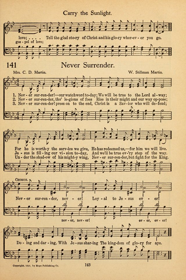 Sunday School Voices: a collection of sacred songs page 145