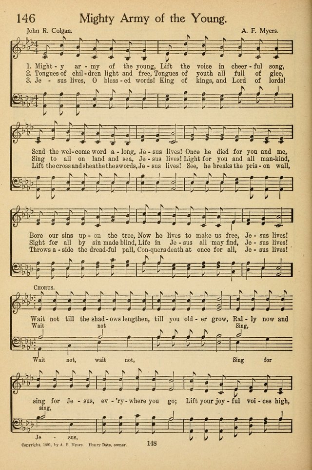 Sunday School Voices: a collection of sacred songs page 150