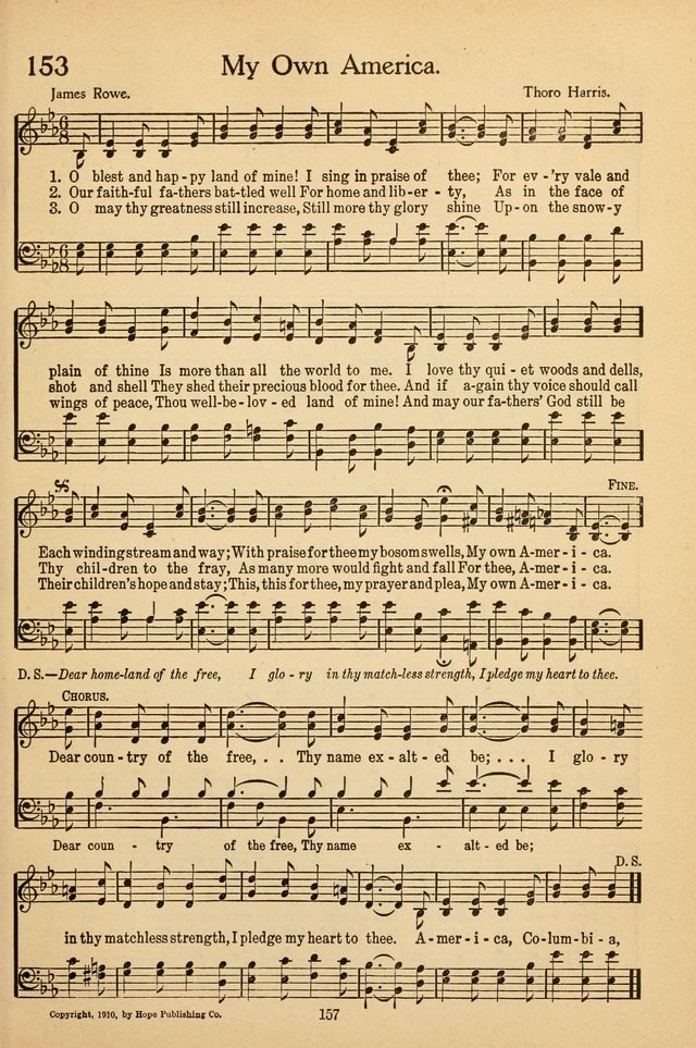 Sunday School Voices: a collection of sacred songs page 159