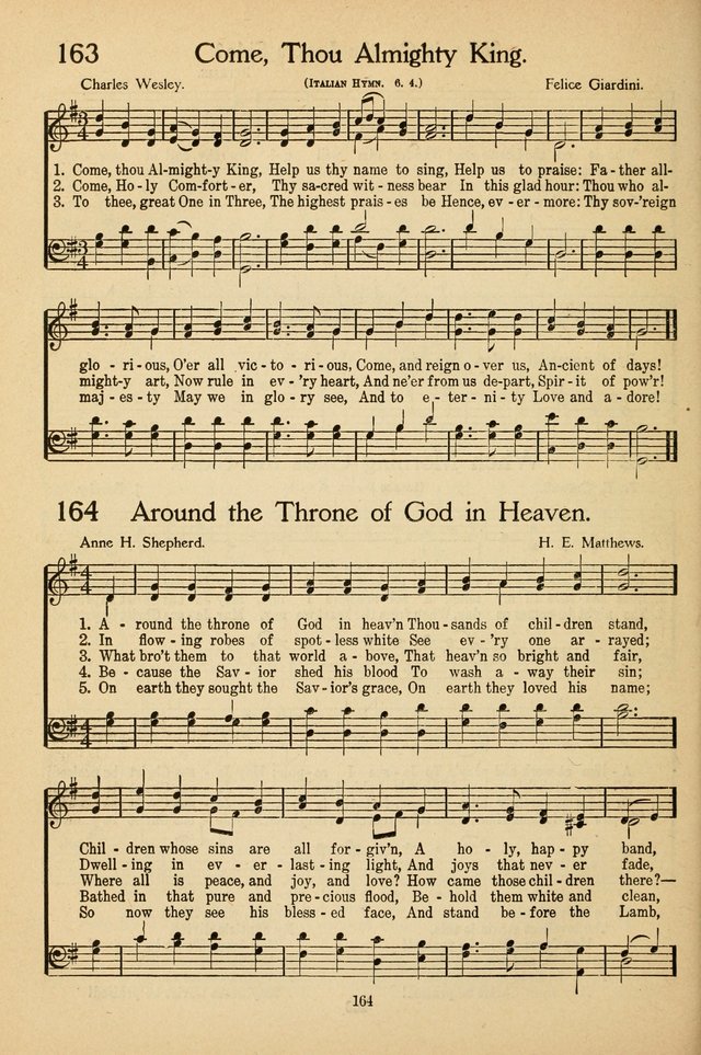 Sunday School Voices: a collection of sacred songs page 166