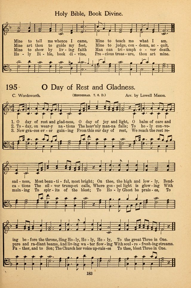 Sunday School Voices: a collection of sacred songs page 185