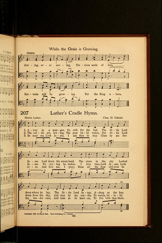 Sunday School Voices: a collection of sacred songs page 195