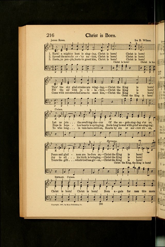 Sunday School Voices: a collection of sacred songs page 206