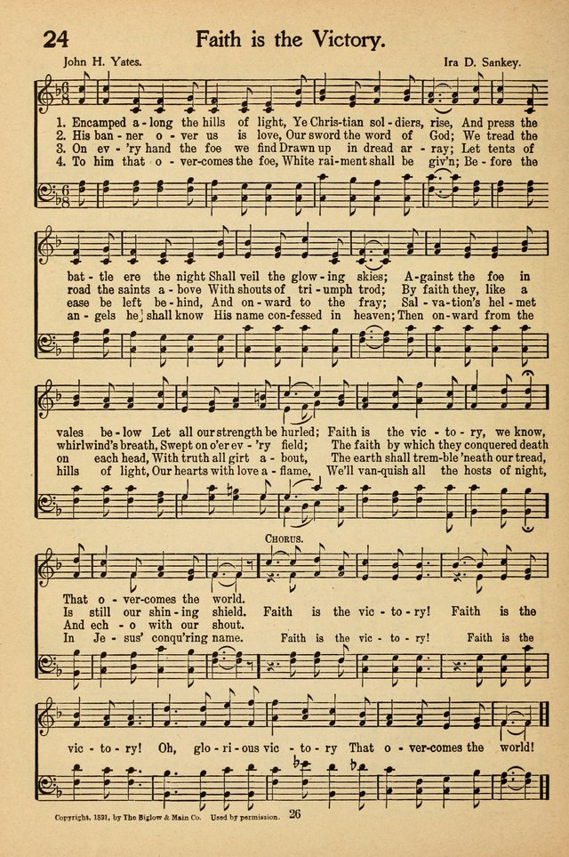 Sunday School Voices: a collection of sacred songs page 26