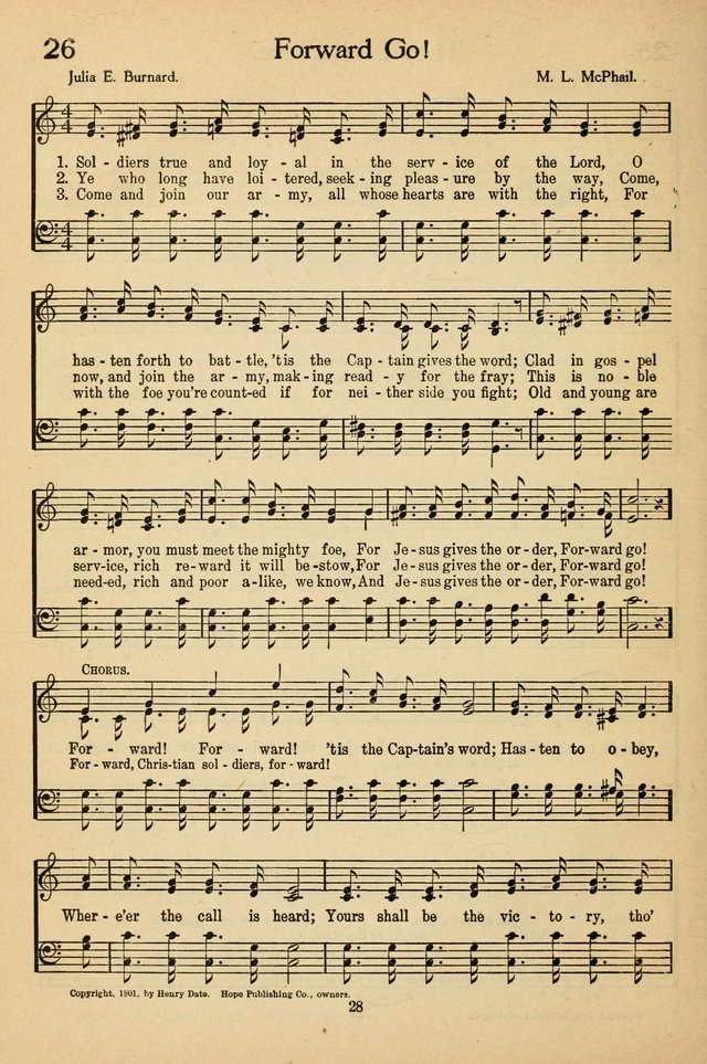 Sunday School Voices: a collection of sacred songs page 28