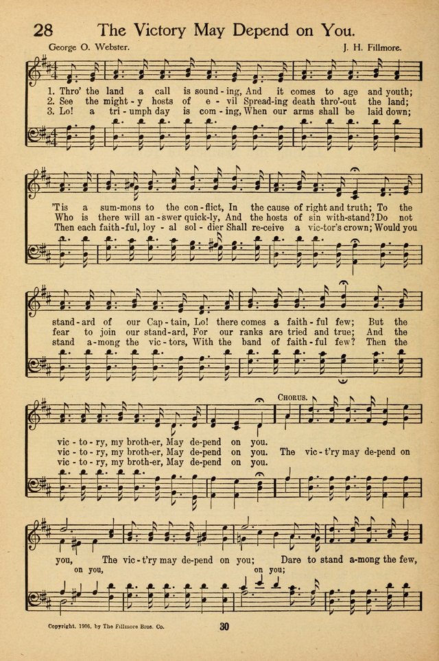 Sunday School Voices: a collection of sacred songs page 30