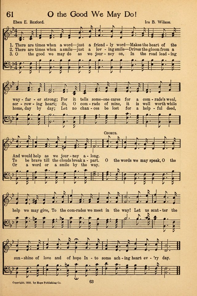 Sunday School Voices: a collection of sacred songs page 65