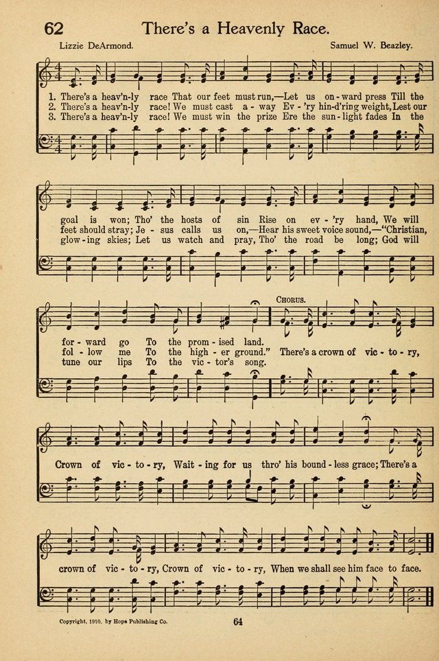 Sunday School Voices: a collection of sacred songs page 66