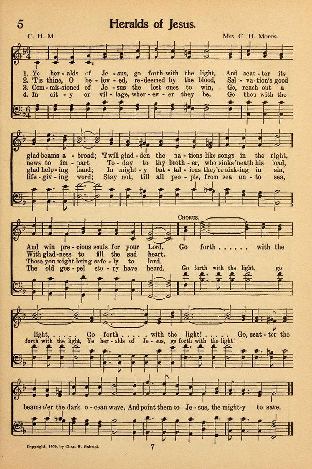 Sunday School Voices: a collection of sacred songs page 7