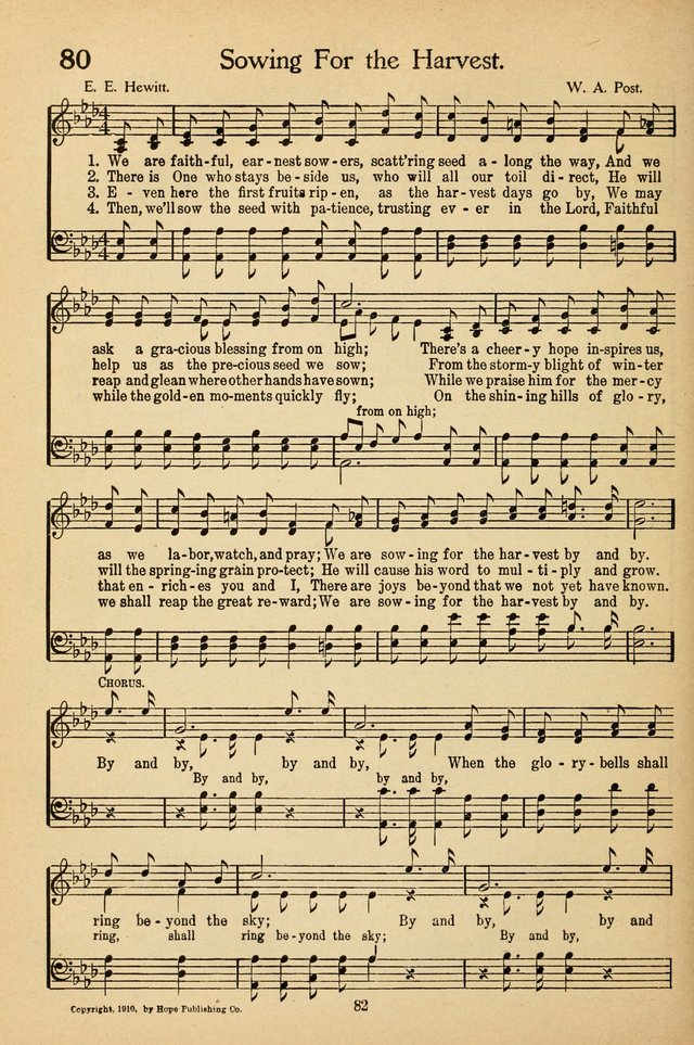 Sunday School Voices: a collection of sacred songs page 84