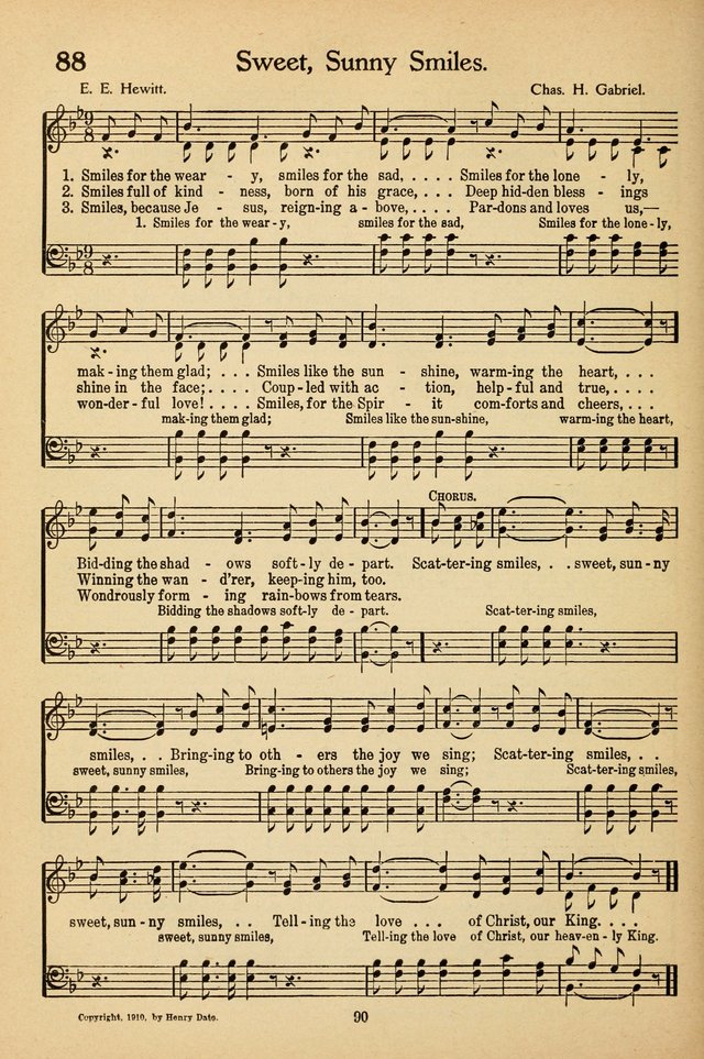 Sunday School Voices: a collection of sacred songs page 92