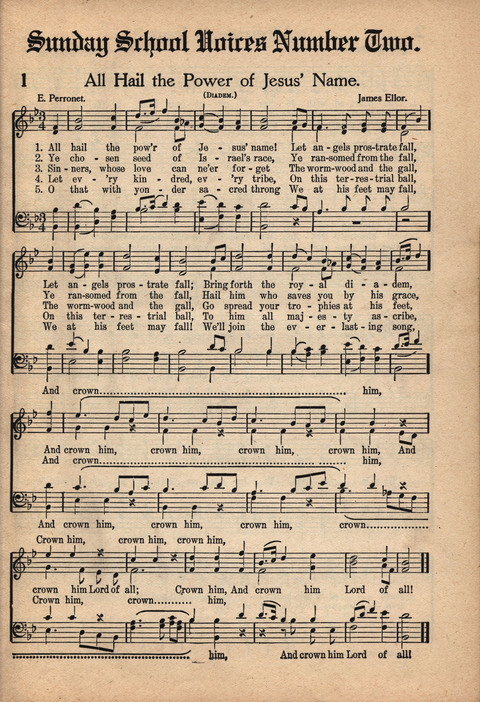 Sunday School Voices, No.2 page 1