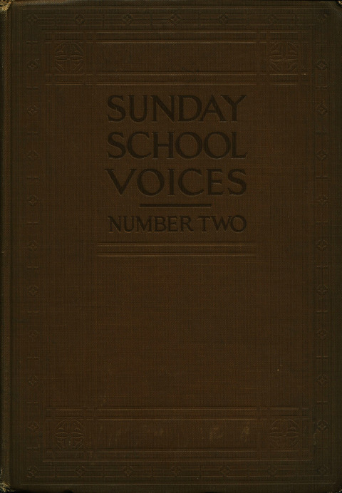 Sunday School Voices, No.2 page cover