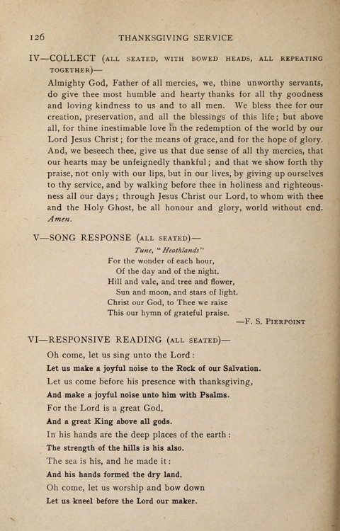 Scripture and Song in Worship: A service book for the Sunday School page 126