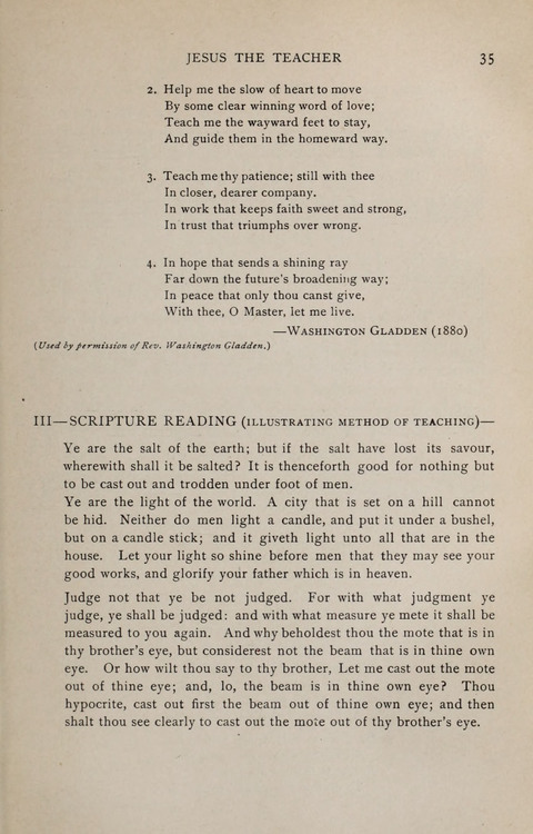 Scripture and Song in Worship: A service book for the Sunday School page 35