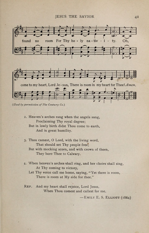 Scripture and Song in Worship: A service book for the Sunday School page 41