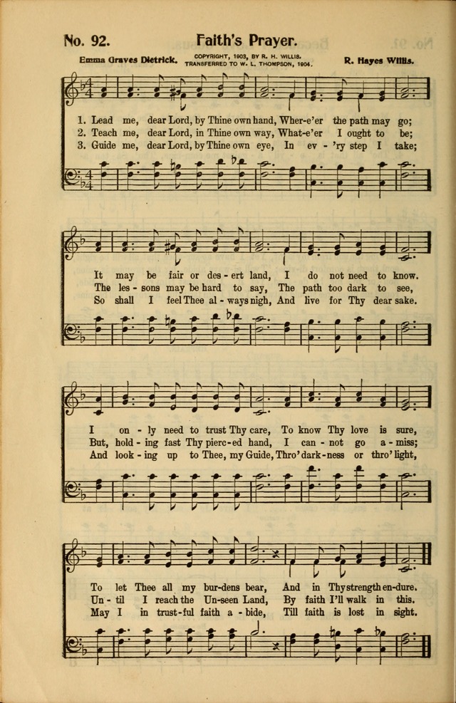 Service Songs for Young People