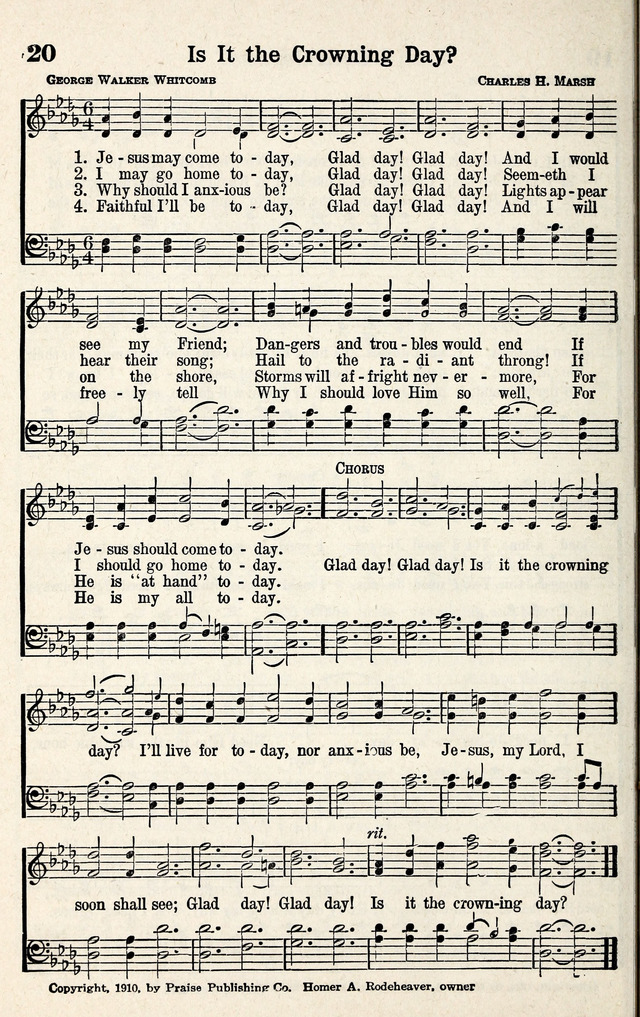 Standard Songs of Evangelism page 21