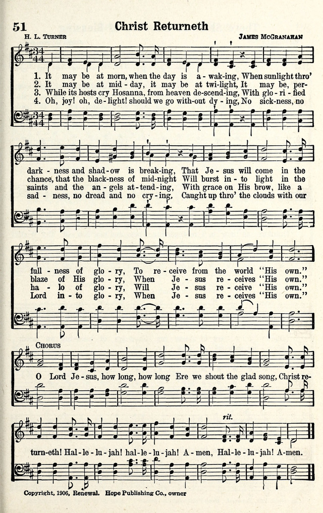 Standard Songs of Evangelism page 52