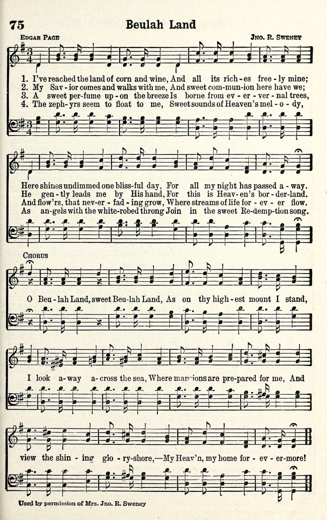 Standard Songs of Evangelism page 76