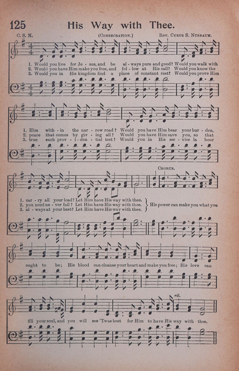 Songs of Triumph Nos. 1 and 2 Combined: 201 choice new hymns for choirs, solo singers, the home circle, etc. page 115