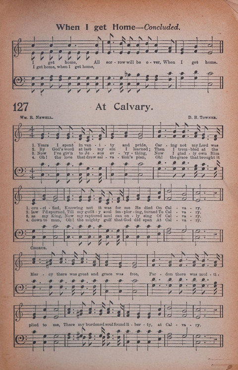 Songs of Triumph Nos. 1 and 2 Combined: 201 choice new hymns for choirs, solo singers, the home circle, etc. page 117