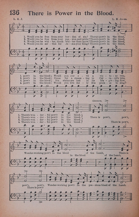 Songs of Triumph Nos. 1 and 2 Combined: 201 choice new hymns for choirs, solo singers, the home circle, etc. page 126