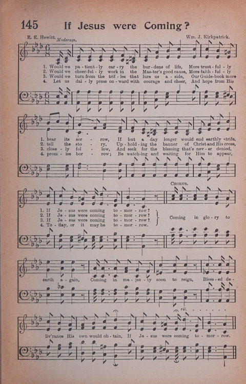 Songs of Triumph Nos. 1 and 2 Combined: 201 choice new hymns for choirs, solo singers, the home circle, etc. page 135