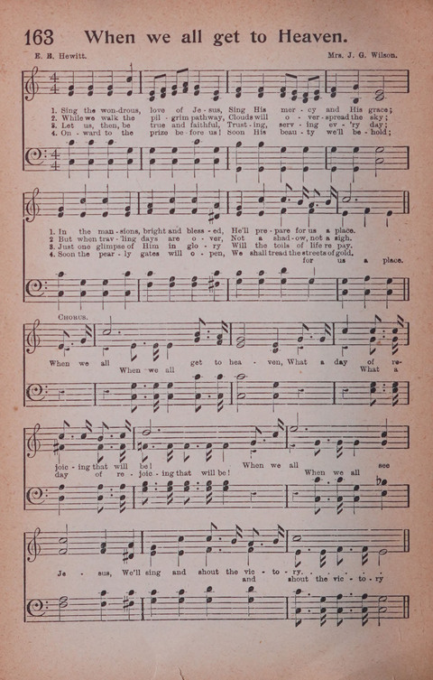 Songs of Triumph Nos. 1 and 2 Combined: 201 choice new hymns for choirs, solo singers, the home circle, etc. page 158