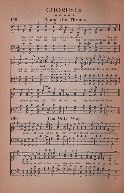 Songs of Triumph Nos. 1 and 2 Combined: 201 choice new hymns for choirs, solo singers, the home circle, etc. page 182