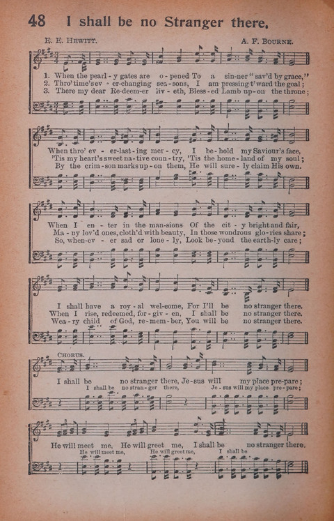 Songs of Triumph Nos. 1 and 2 Combined: 201 choice new hymns for choirs, solo singers, the home circle, etc. page 48