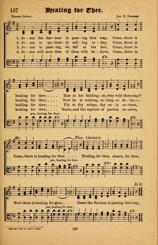 The Silver Trumpet: a collection of new and selected hymns; for use in public worship, revival services, prayer and social meetings, and Sunday schools page 127